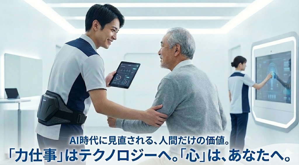 「AIに奪われない仕事」No.1？今、異業種・未経験から『あえて』介護職を選ぶ人が急増している理由